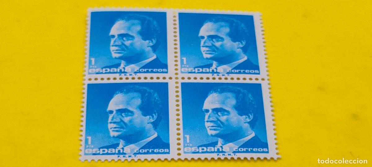 Sellos: Espa&ntilde;a 1985. Edifil 2794. Don Juan Carlos I. Efigie del Rey. Nuevos. Bloque de 4