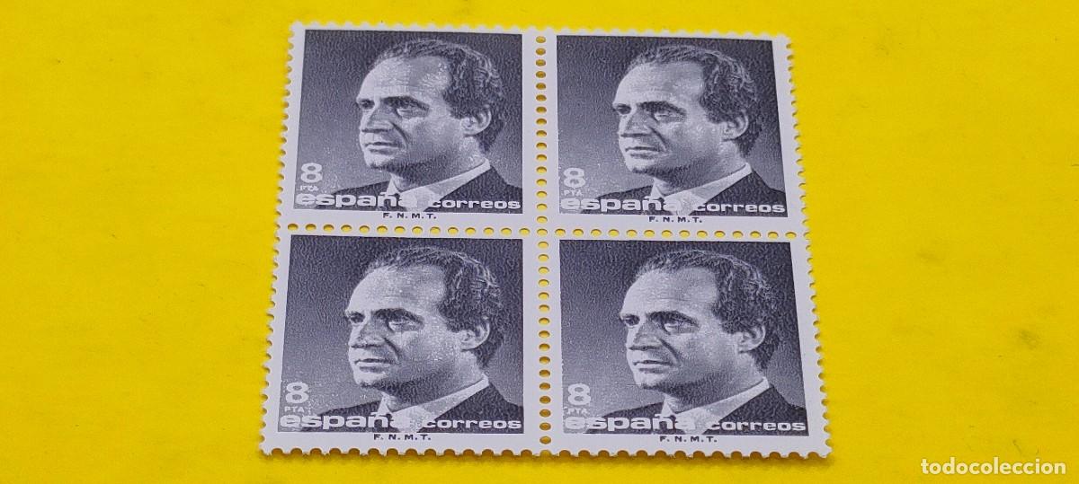 Sellos: Espa&ntilde;a 1985. Edifil 2797. Don Juan Carlos I. Efigie del Rey. Nuevos. Bloque de 4