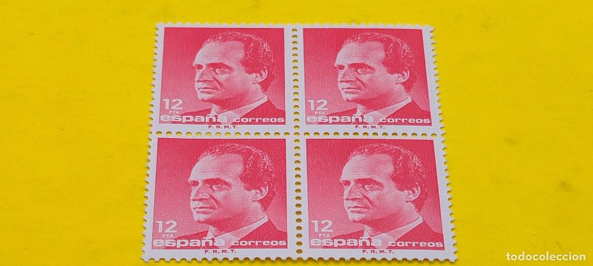 Sellos: Espa&ntilde;a 1985. Edifil 2798. Don Juan Carlos I. Efigie del Rey. Nuevos. Bloque de 4