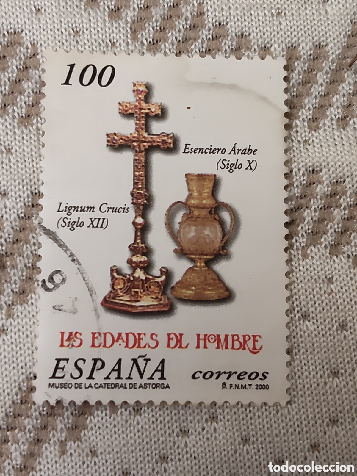 Sellos: Sello de Espa&ntilde;a serie las Edades del Hombre dedicado al museo de la Catedral de Astorga 2000