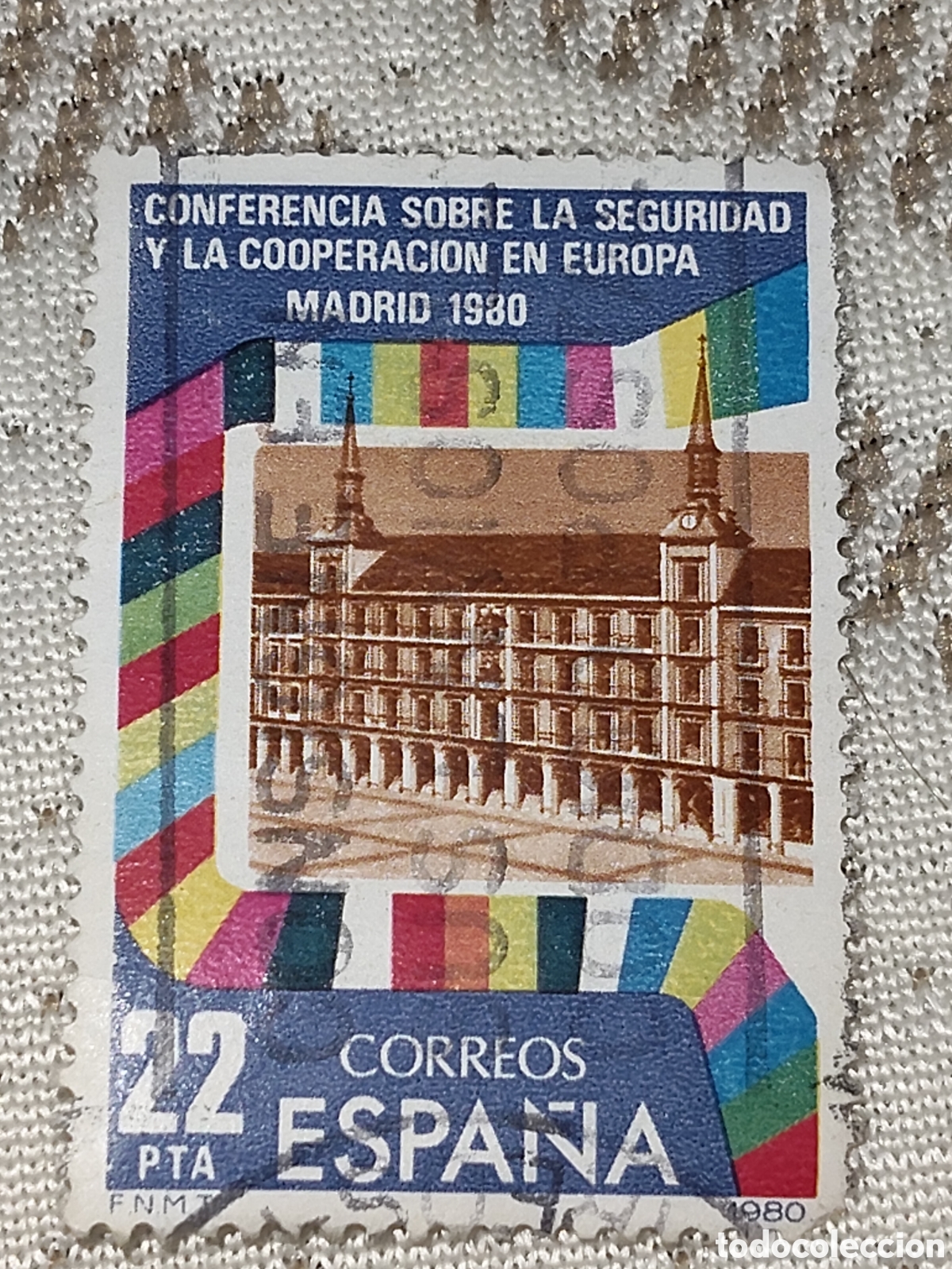 Sellos: Sello de Espa&ntilde;a conferencia sobre la seguridad y cooperaci&oacute;n en Europa 1980