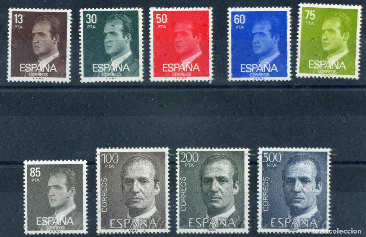 Sellos: Espa&ntilde;a - 1981 Serie b&aacute;sica Juan Carlos I Edifil 2599/2607** (nuevos)
