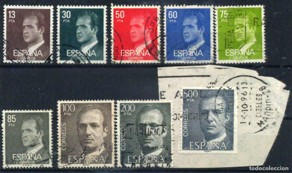 Sellos: Espa&ntilde;a - 1981 Serie b&aacute;sica Juan Carlos I Edifil 2599/2607&ordm; (usados)