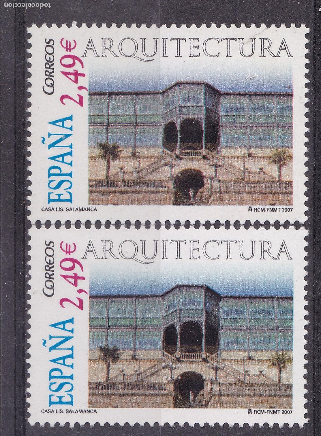 Sellos: AA3-Arquitectura ,Casa Lis Salamanca . VARIEDAD ** Sin Fijasellos . LUJO