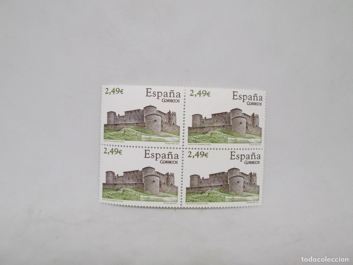 Sellos: Espa&ntilde;a 2007 Castillo de Almenar (Soria).Lote de cuatro nuevos