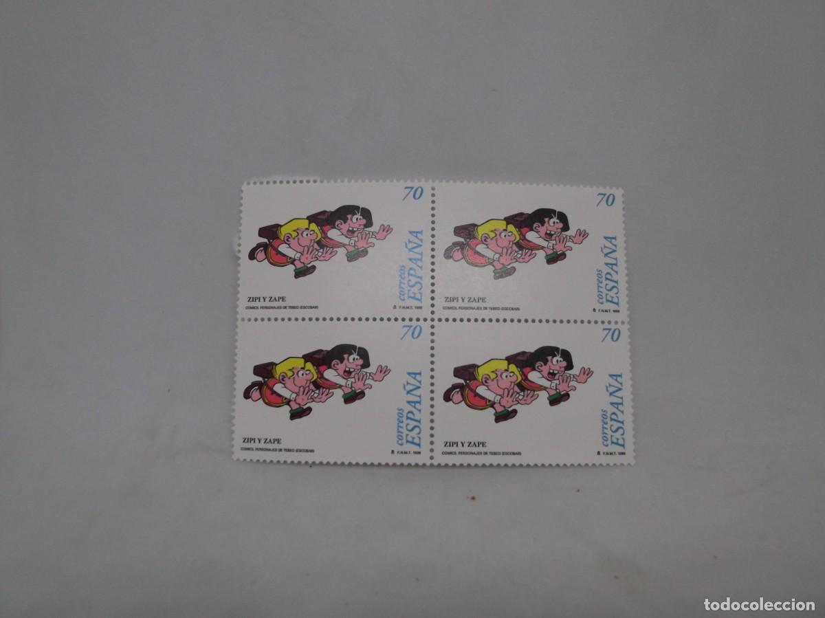 Sellos: Espa&ntilde;a 1998 Zipi y Zape (Comics personajes de tebeo (Escobar)).Lote de cuatro nuevos