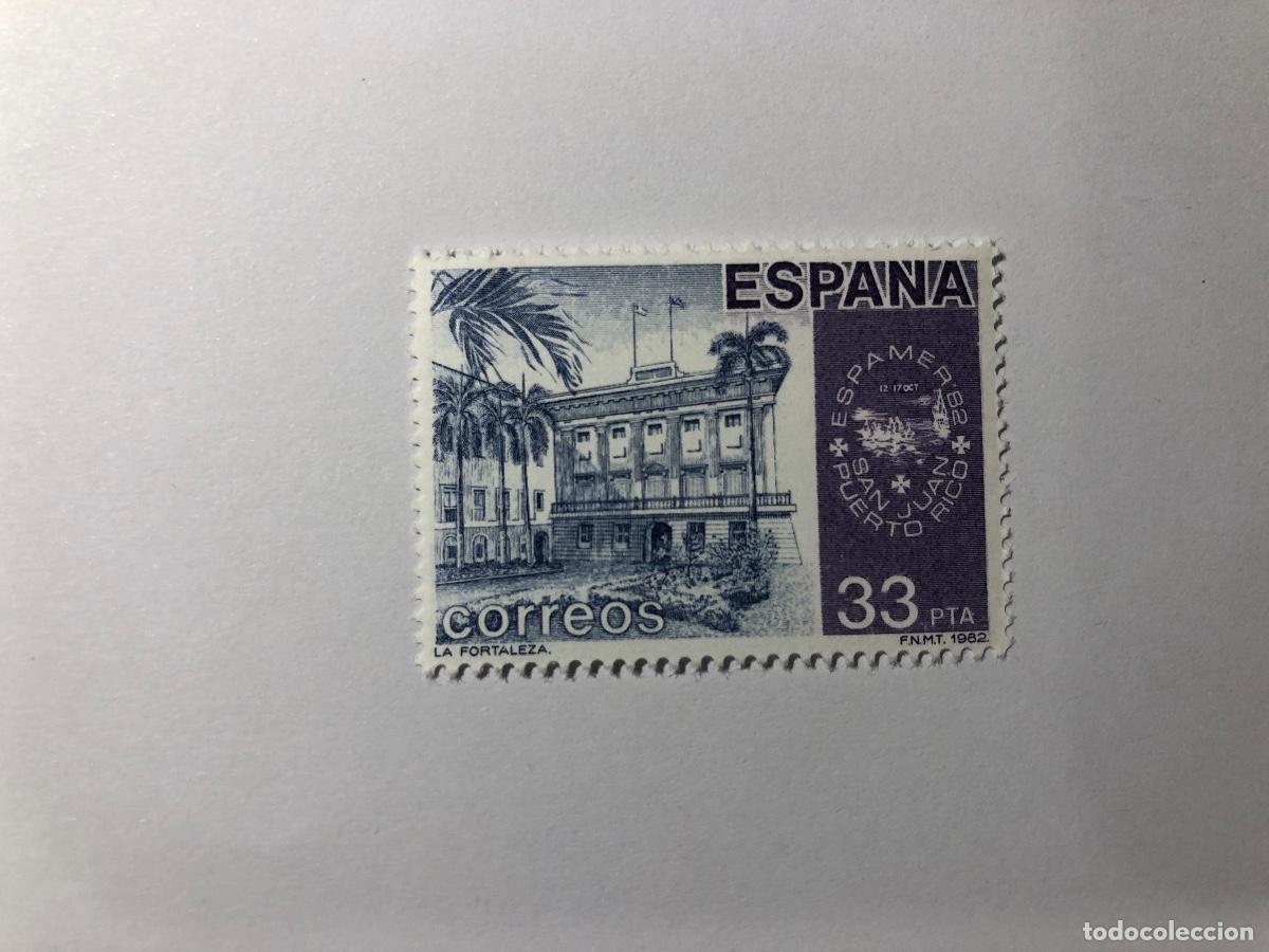 Sellos: Sello postal de Espa&ntilde;a del 1982 serie Am&eacute;rica-Espa&ntilde;a (ESPAMER '82). Edifil 2673 Nuevo
