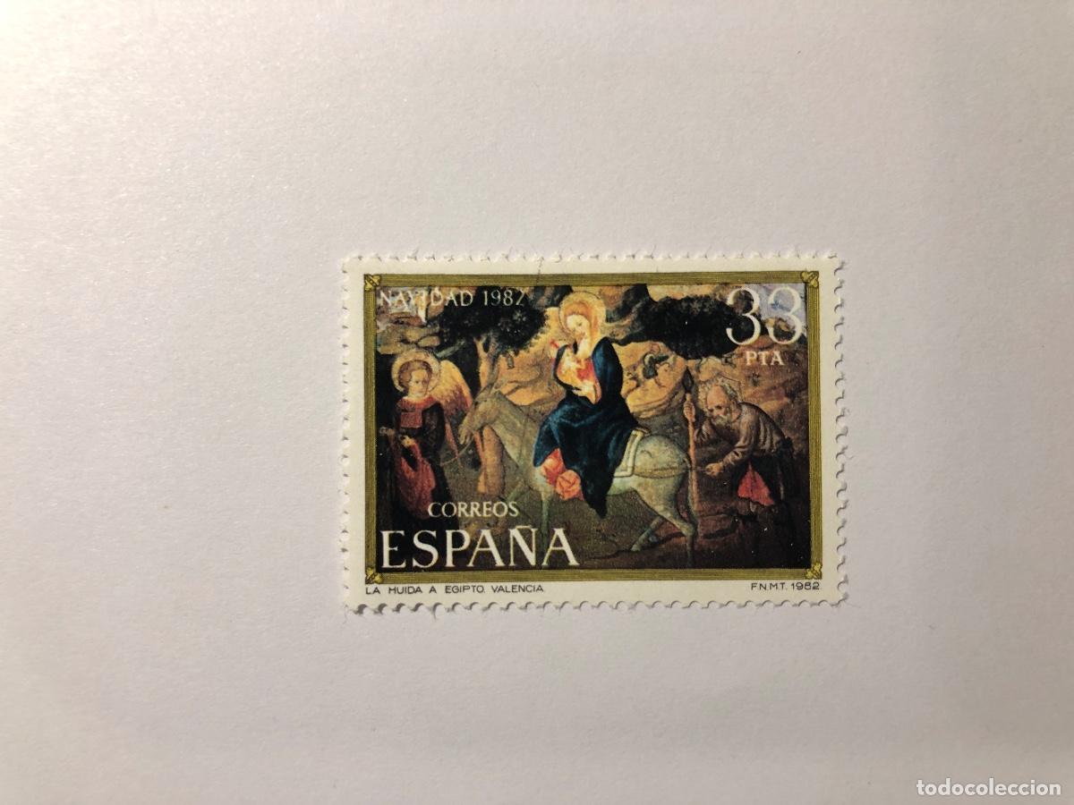 Sellos: Sello postal Correos de Espa&ntilde;a, Navidad de 1982. Valor facial 33 PTA. Edifil 2682. Nuevo