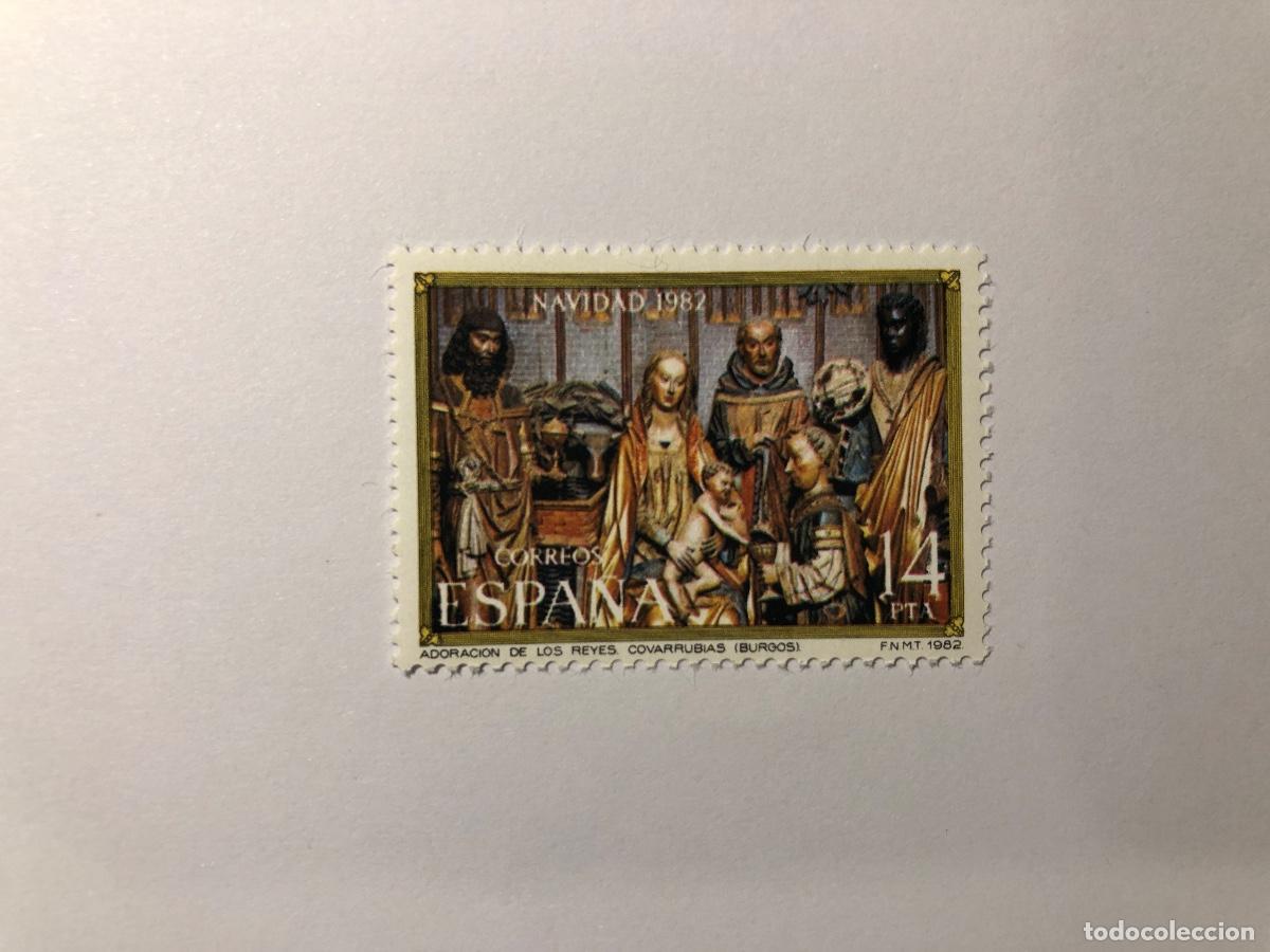 Sellos: Sello postal Correos de Espa&ntilde;a, Navidad de 1982. Valor facial 14 PTA. Edifil 2681. Nuevo