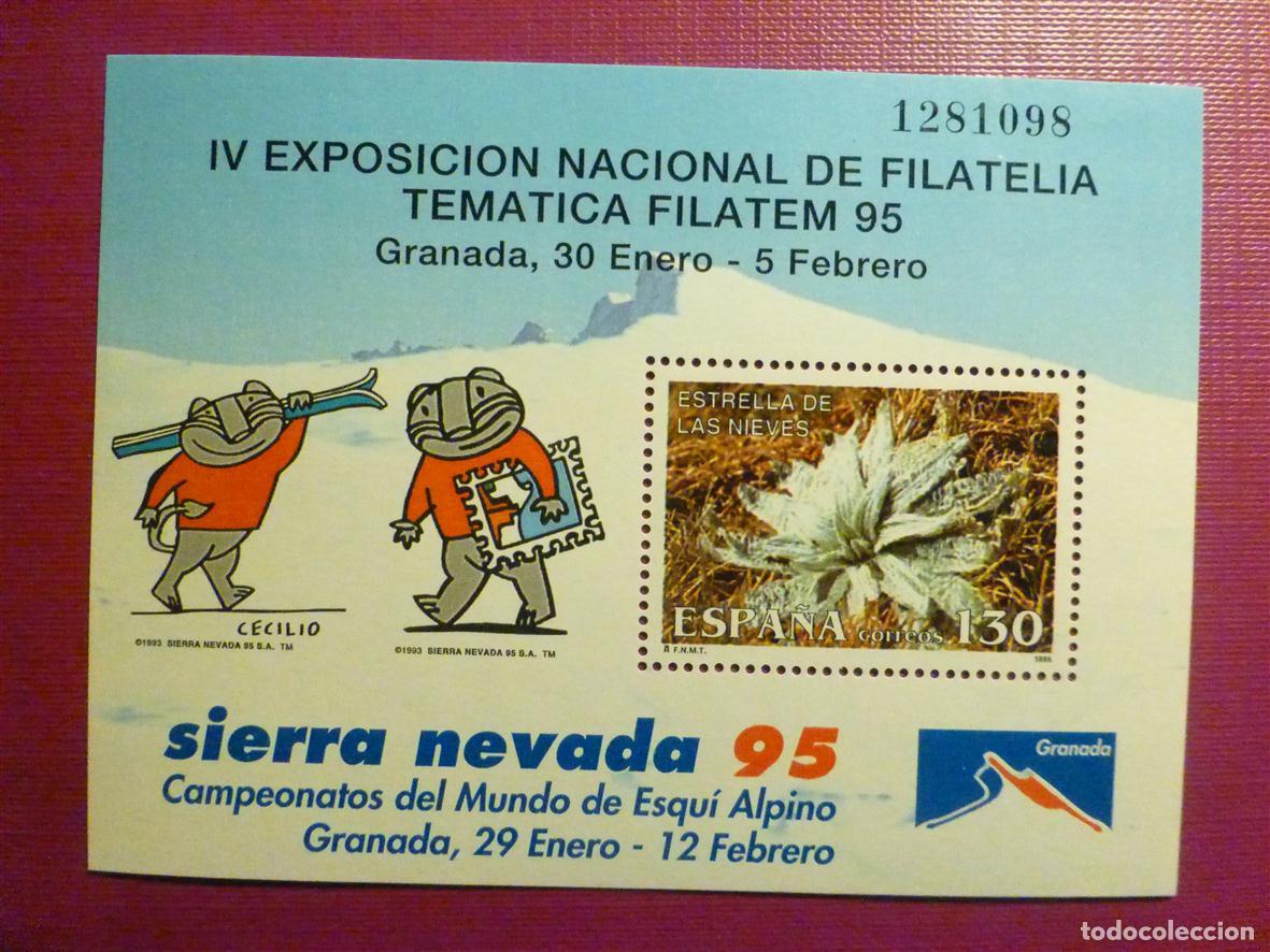 Sellos: SELLO - Hojita SH3340 - Exposici&oacute;n Filat&eacute;lica Filatem 95 - EDIFIL 3340 - A&ntilde;o 1995