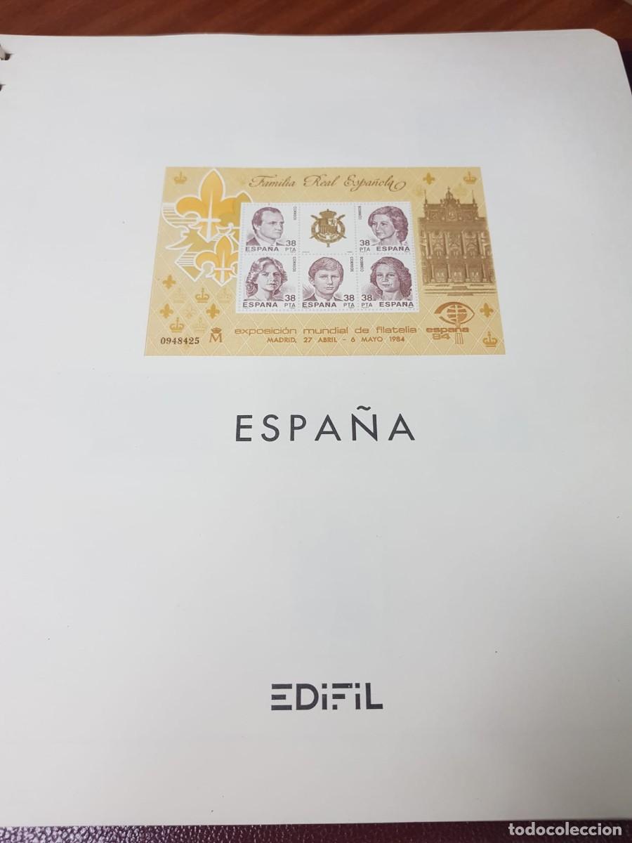Sellos: EDIFIL 1984-SELLOS MONTADOS EN HOJAS EDIFIL-NUEVOS