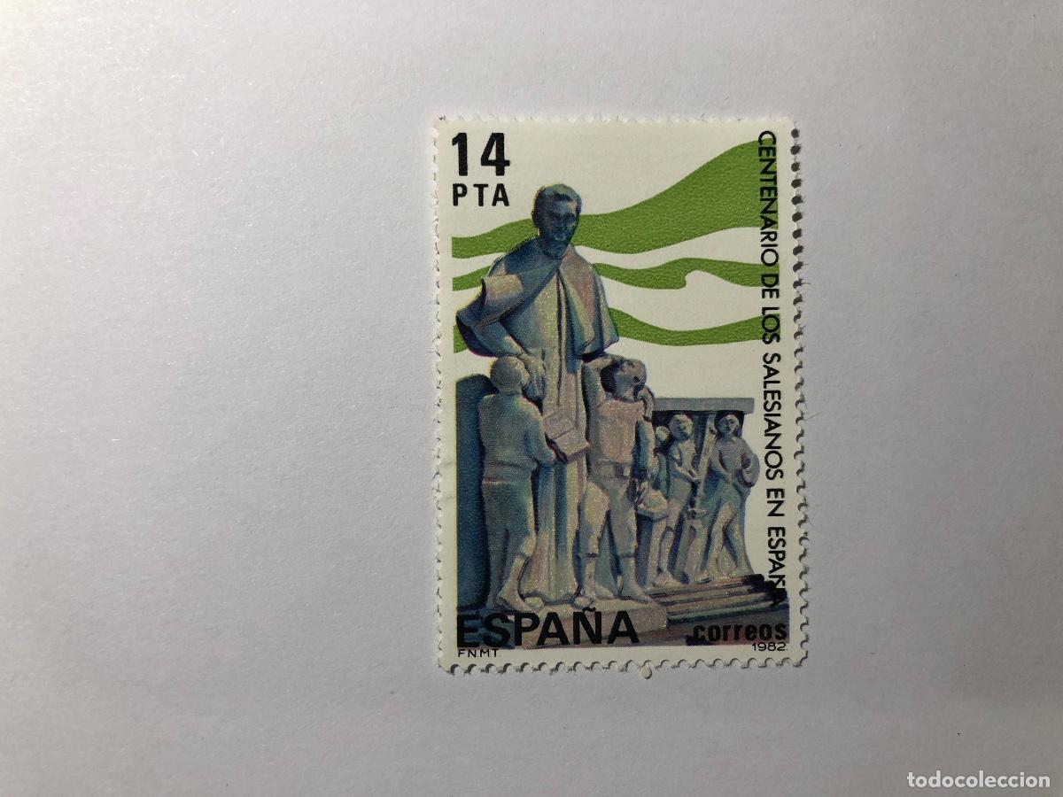 Sellos: Sello postal Correos de Espa&ntilde;a, 1982. Valor facial 14 PTA. Centenario Salesianos. Edifil 2684. Nuevo