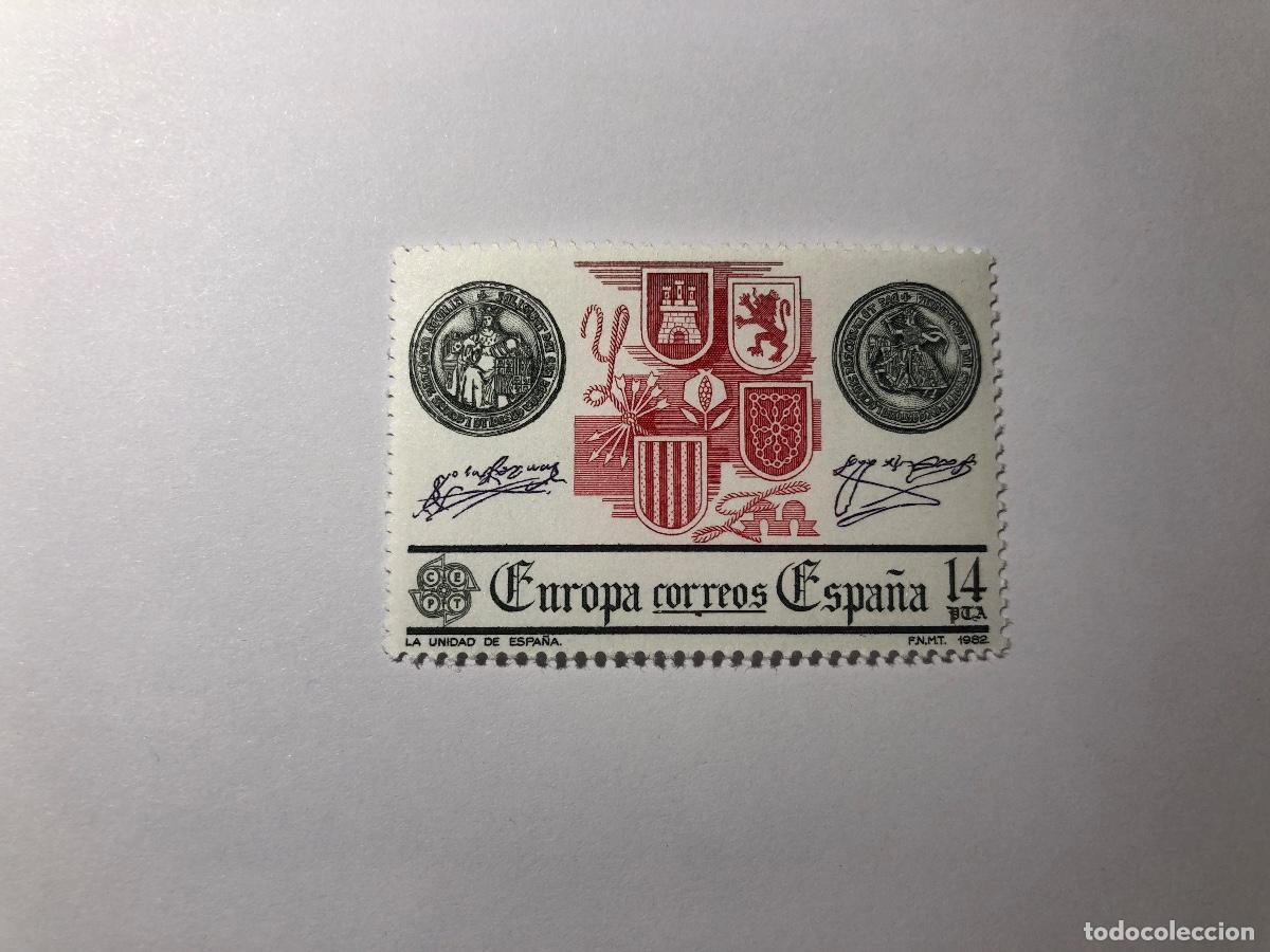 Sellos: Sello postal Correos Espa&ntilde;a, 1982. Valor facial 14 PTA. La unidad de Espa&ntilde;a. Edifil 2657. Nuevo