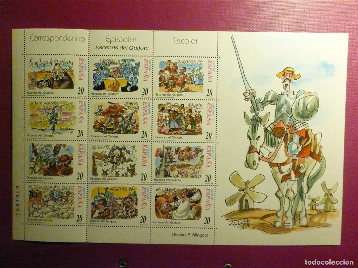Francobolli: Correspondencia Epistolar Escolar - EDIFIL 3560 a 3571 - HOJA Minipliegp MP-61a - 1998