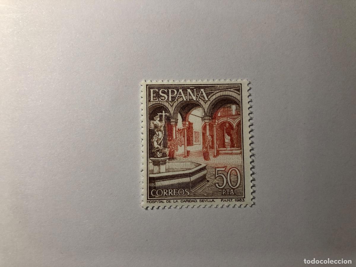 Sellos: Sello postal Correos Espa&ntilde;a, 1983. Valor facial 50 PTA. Edifil 2728. Paisajes y Monumentos. Nuevo