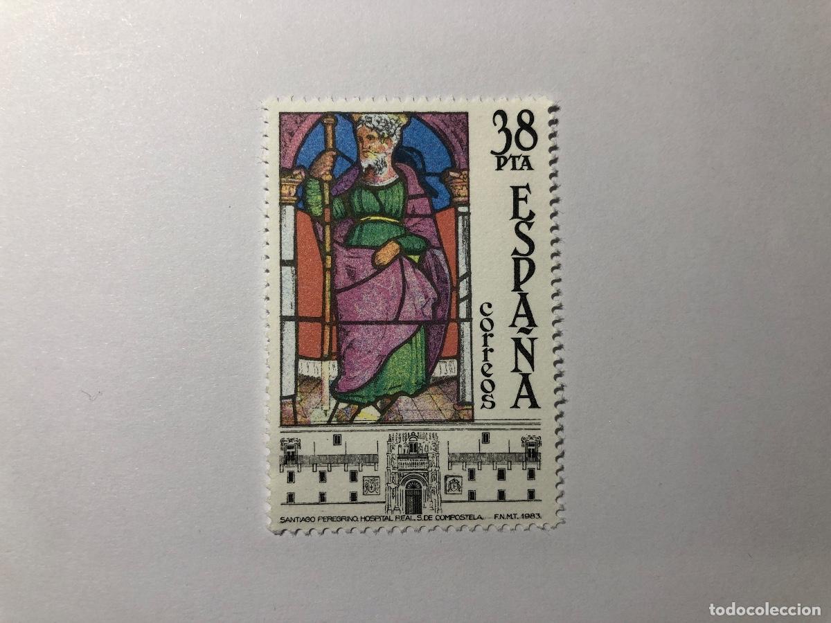 Sellos: Sello postal Correos Espa&ntilde;a, 1983. Valor facial 38 PTA. Edifil 2721-2723. Vidrieras. Nuevo