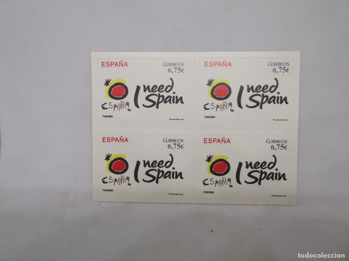 Sellos: Espa&ntilde;a 2013 Turismo Need Spain.Lote de cuatro nuevos