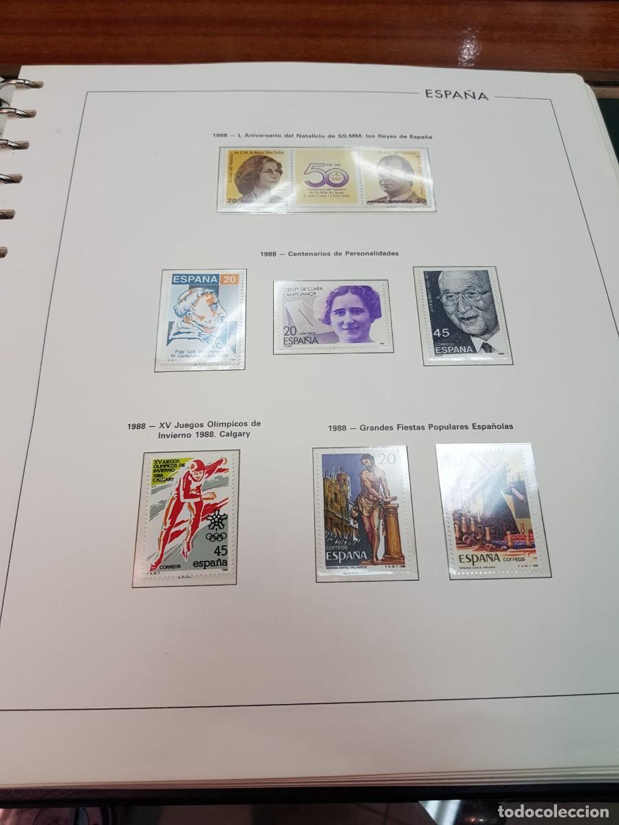 Sellos: EDIFIL 1988-SELLOS MONTADOS EN HOJAS EDIFIL-NUEVOS