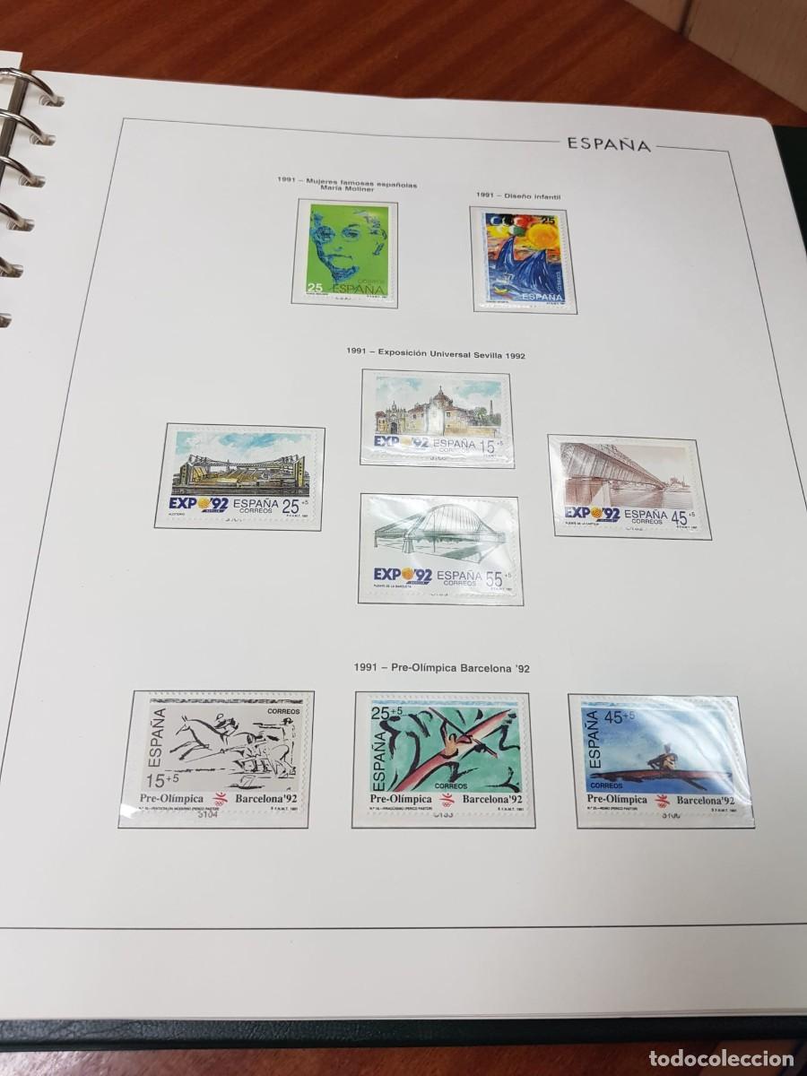 Sellos: EDIFIL 1991-SELLOS MONTADOS EN HOJAS EDIFIL-NUEVOS