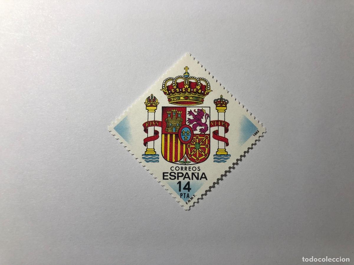 Sellos: Sello postal Correos Espa&ntilde;a, 1983. Valor facial 14 PTA. Edifil 2685. Escudo de Espa&ntilde;a. Nuevo