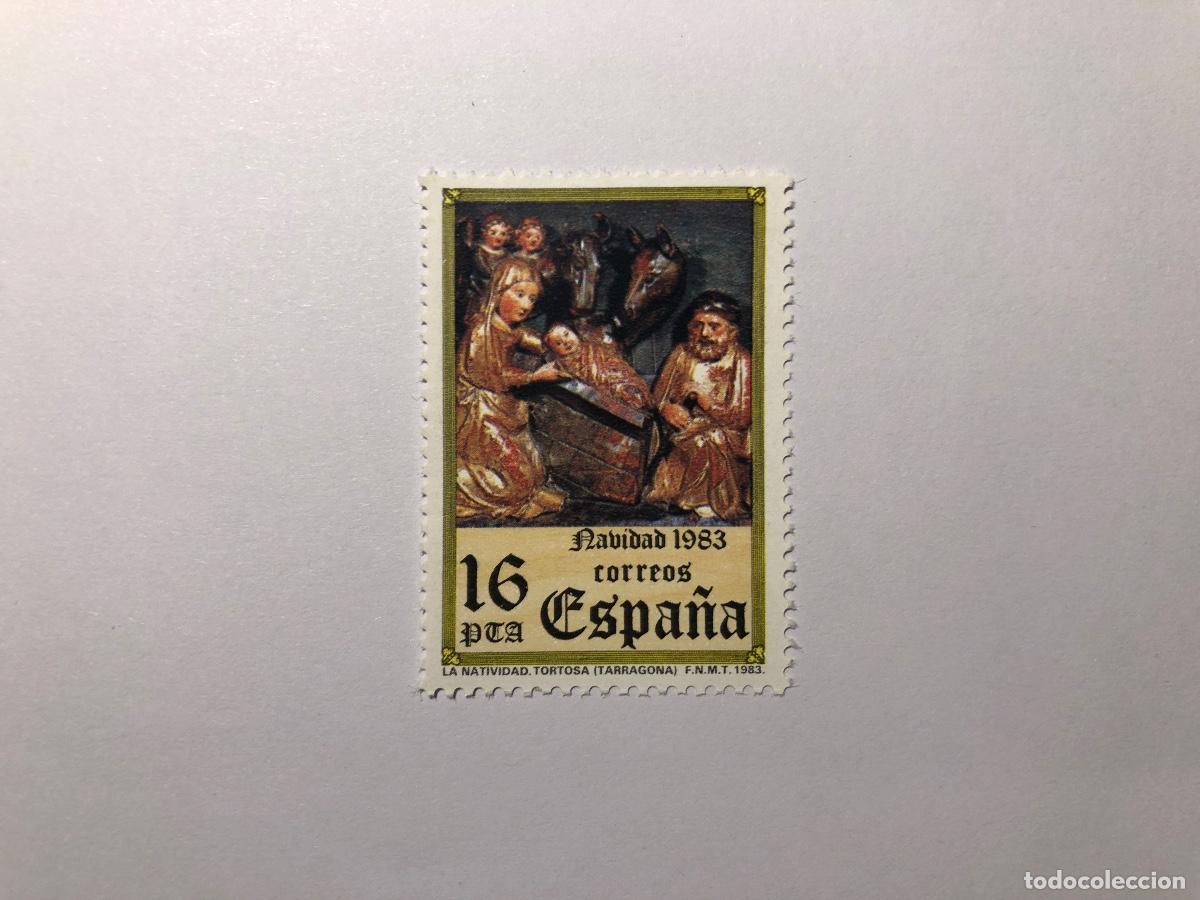 Sellos: Sello postal Correos Espa&ntilde;a, 1983. Valor facial 16 PTA. Edifil 2729. Serie navide&ntilde;a. Nuevo