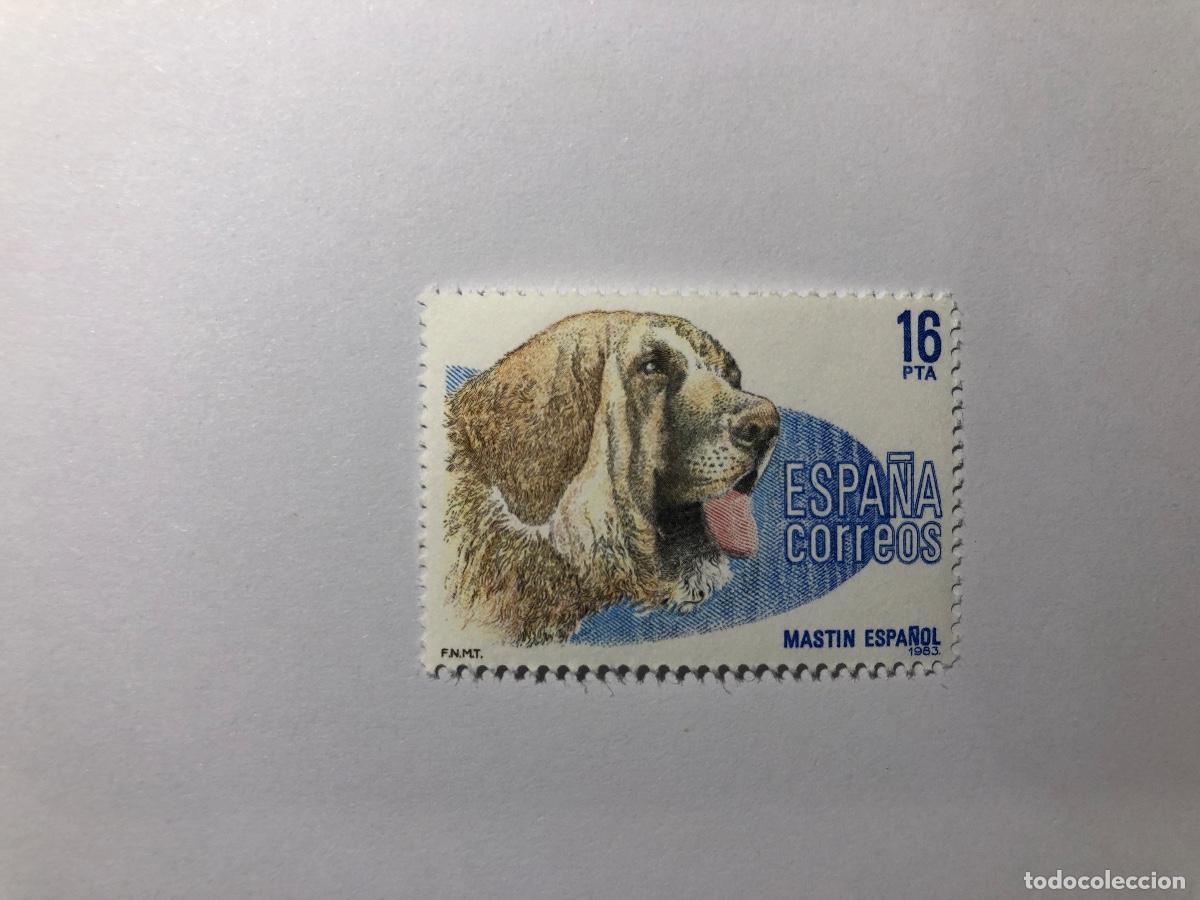 Sellos: Sello postal Correos Espa&ntilde;a de 1983. Valor facial 16 PTA. Edifil 2712. Mast&iacute;n Espa&ntilde;ol. Nuevo