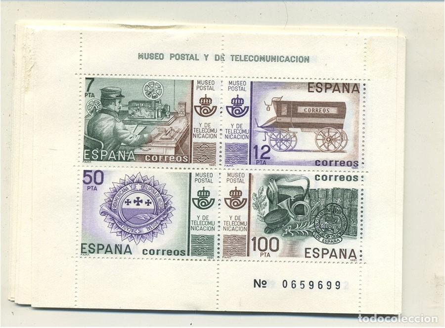 Sellos: HOJA BLOQUE MUSEO POSTAL Y DE TELECOMUNICACIONES EDIFIL 2637