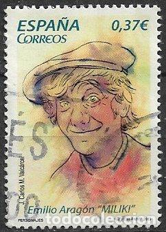 Sellos: 2013 Personajes Emilio Arag&oacute;n Miliki, EDIFIL n&ordm; 4802 (o)