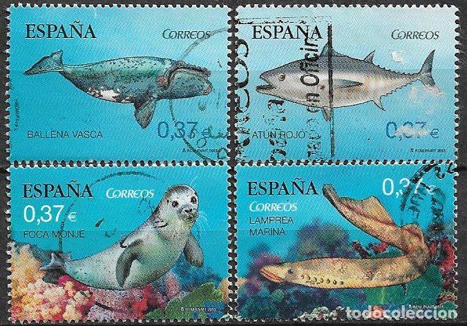 Sellos: 2013 Fauna Marina en Peligro de Extinci&oacute;n, EDIFIL n&ordm; SH 4799 A /D (o)