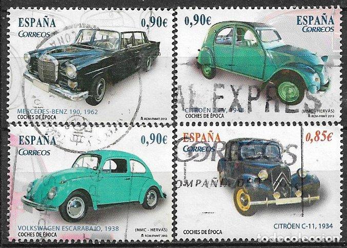 Sellos: 2013 Coches de &Eacute;poca, EDIFIL n&ordm; SH 4788 A /D (o)