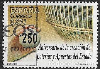 Sellos: 2013 250 Aniv&ordm; Loter&iacute;as y Apuestas del Estado, EDIFIL n&ordm; 4807 (o)