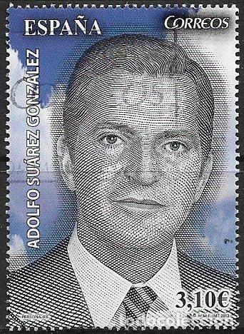 Sellos: 2013 Personajes Adolfo Su&aacute;rez, EDIFIL n&ordm; SH 4837 (o)