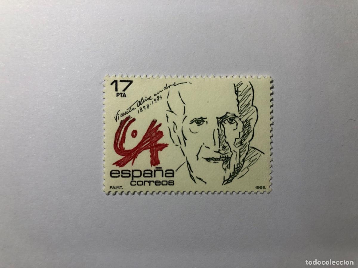 Sellos: Sello postal Correos Espa&ntilde;a de 1985 valor facial 17 PTA. Edifil 2808. Personajes. Nuevo