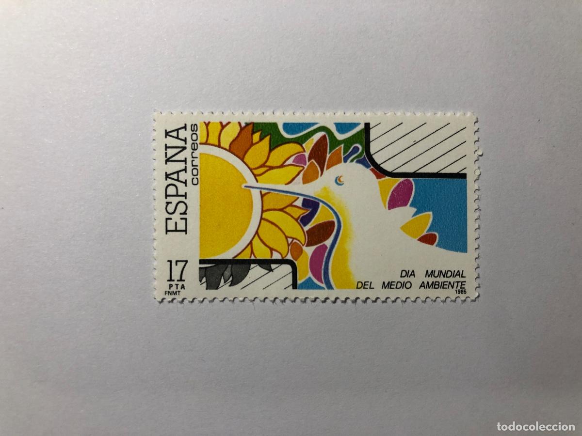 Sellos: Sello postal Correos Espa&ntilde;a de 1985 valor facial 17 PTA. Edifil 2793. Medio Ambiente. Nuevo