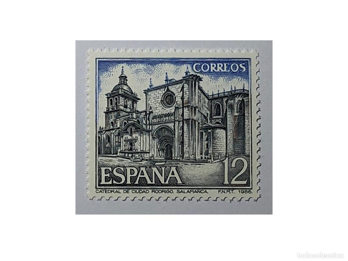 Sellos: Sello postal Correos Espa&ntilde;a de 1986 valor facial 12 PTA. Edifil 2836. Turismo / Paisajes y Mo. Nuevo