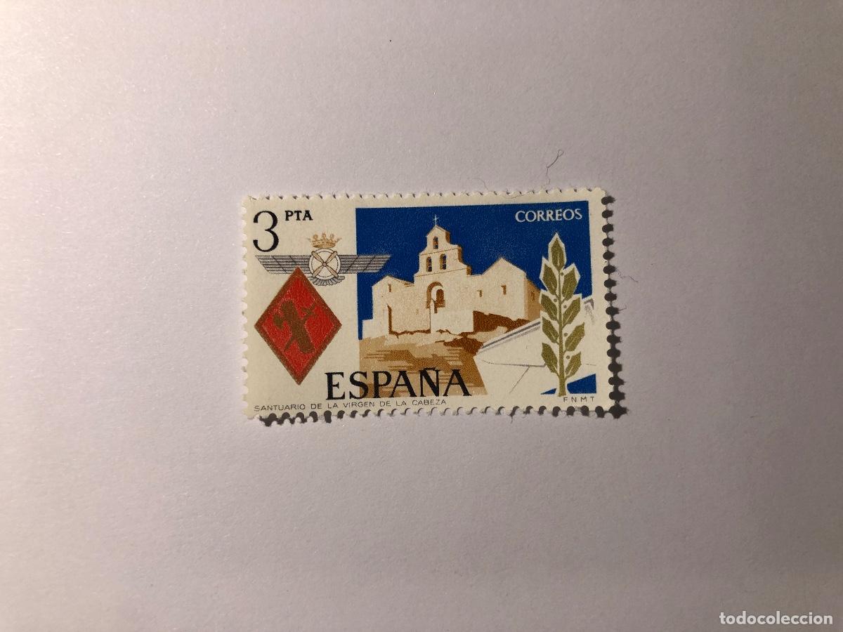 Sellos: Sello postal de Correos Espa&ntilde;a de 1975 valor facial 3 PTA. Edifil 2265. Santuario Santa Mar&iacute;a. Nuevo