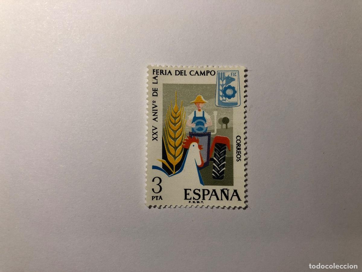 Sellos: Sello postal de Correos Espa&ntilde;a de 1975 valor facial 3 PTA. Edifil 2263. Feria del Campo. Nuevo