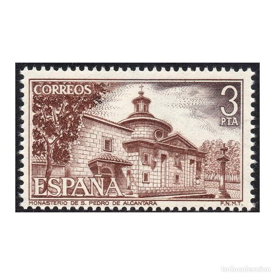 Sellos: Espa&ntilde;a 1976 [SLL] Monasterios y Abad&iacute;as. San Pedro de Alc&aacute;ntara. 3 PTS (MNH)