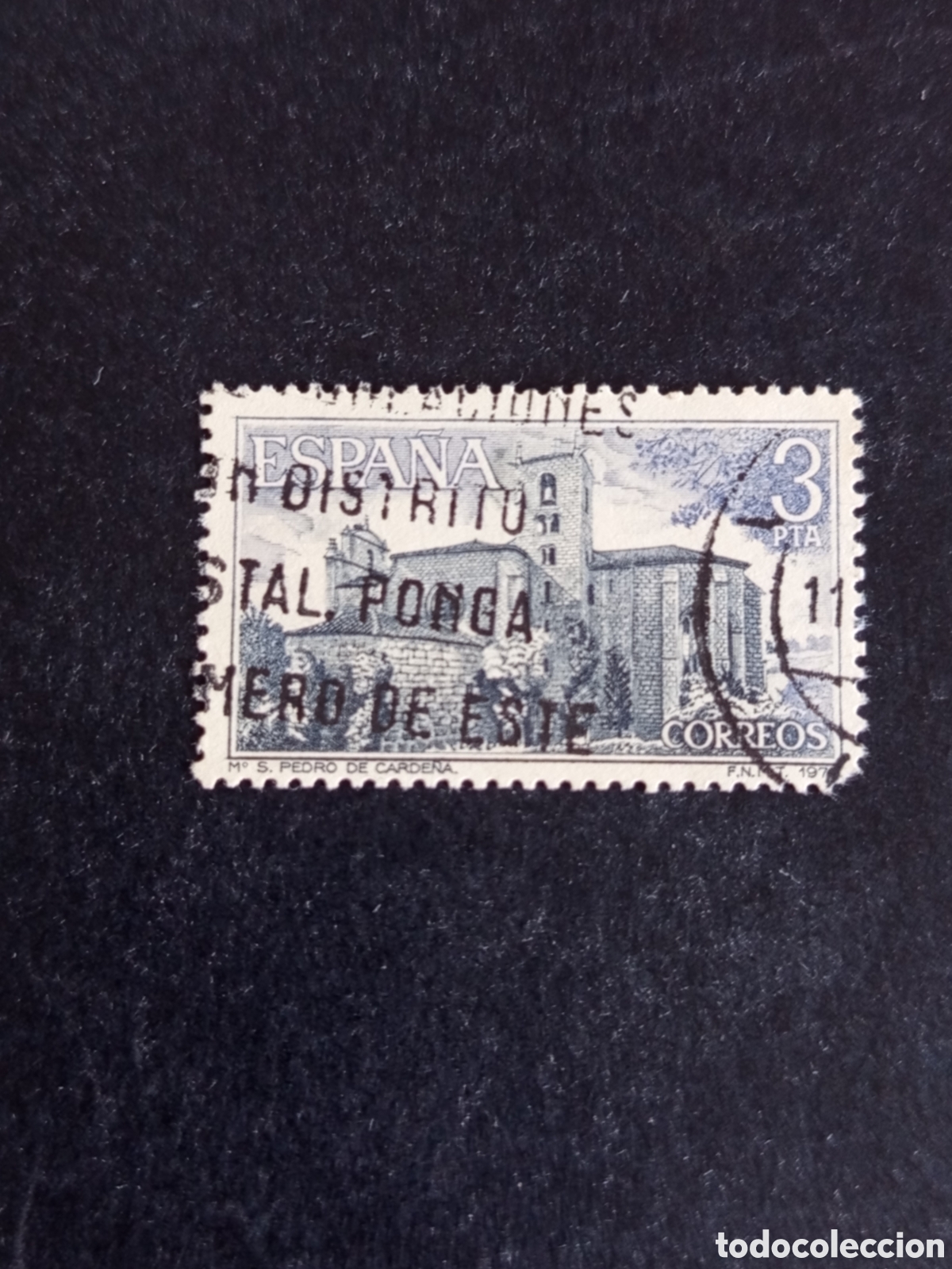 Sellos: Espa&ntilde;a, 1977. Monasterio de San Pedro de Cardena. Edifil 2443. Pedido m&iacute;nimo 3 &euro;. Ver fotos.