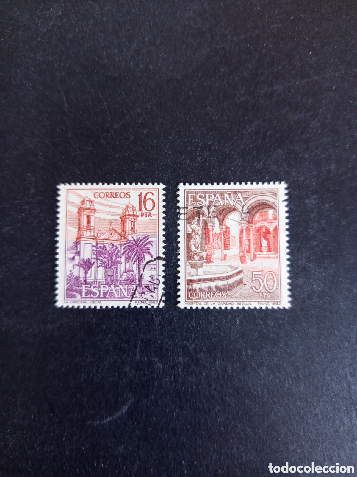 Sellos: Espa&ntilde;a, 1983. Turismo: paisaje y monumentos. Edifil 2726 y 2728. Pedido m&iacute;nimo 3 &euro;. Ver fotos.