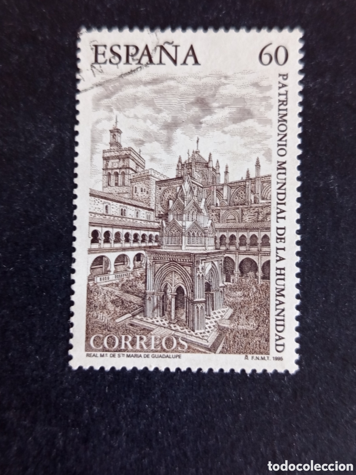 Sellos: Espa&ntilde;a, 1995. Monasterio de Guadalupe. Edifil 6588. Pedido m&iacute;nimo 3 &euro;. Ver fotos.