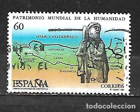 Sellos: 1995: UNESCO. Patrimonio mundial espa&ntilde;ol - Camino de Santiago (usado)
