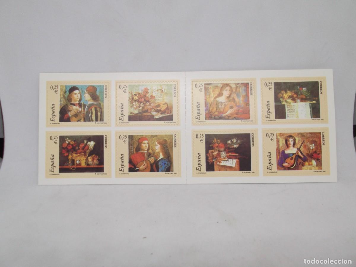 Sellos: Espa&ntilde;a 2002 Carnet G. Dom&iacute;nguez de su serie &rdquo;La M&uacute;sica&rdquo;.Nuevo