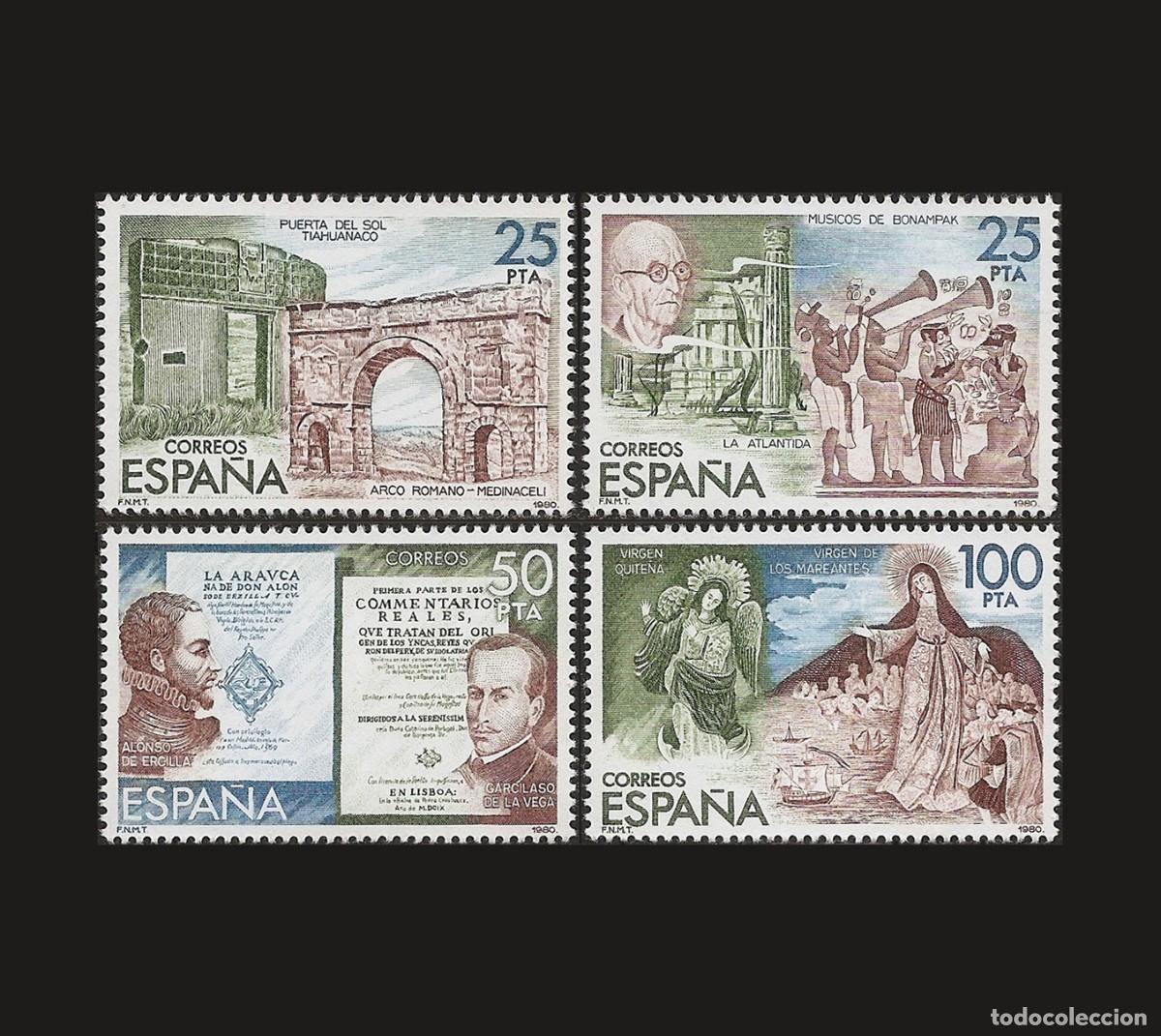 Sellos: Espa&ntilde;a 1980 | ESPAMER &acute;80 | Edifil: 2579/82 (2583A/D) MNH **