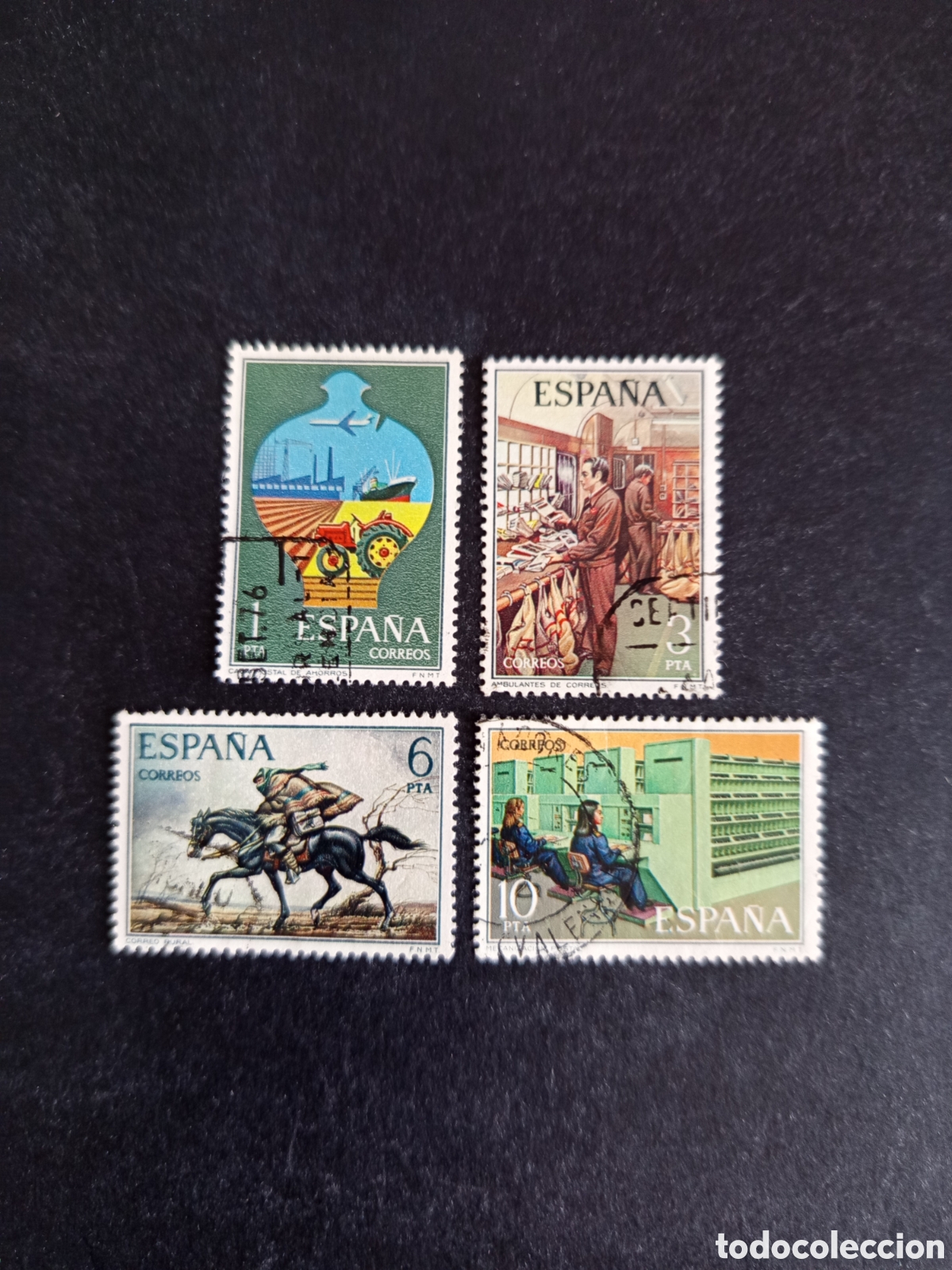 Sellos: Espa&ntilde;a, 1976. Servicios de Correos. Edifil 2329/32. Pedido m&iacute;nimo 3 &euro;. Ver fotos.