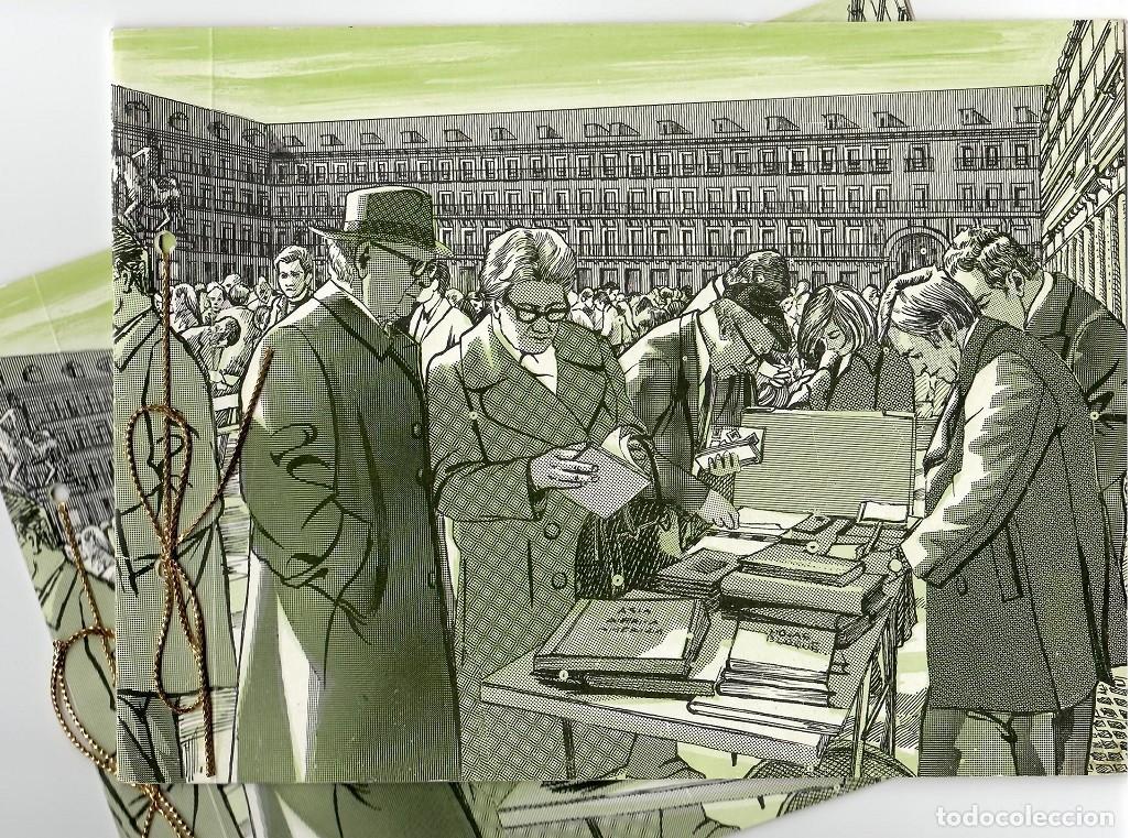 Briefmarken: 2 Libritos - 50&ordm; Aniversario del Mercado Filat&eacute;lico Plaza Mayor (Madrid) / FNMT - Lote muy comercial