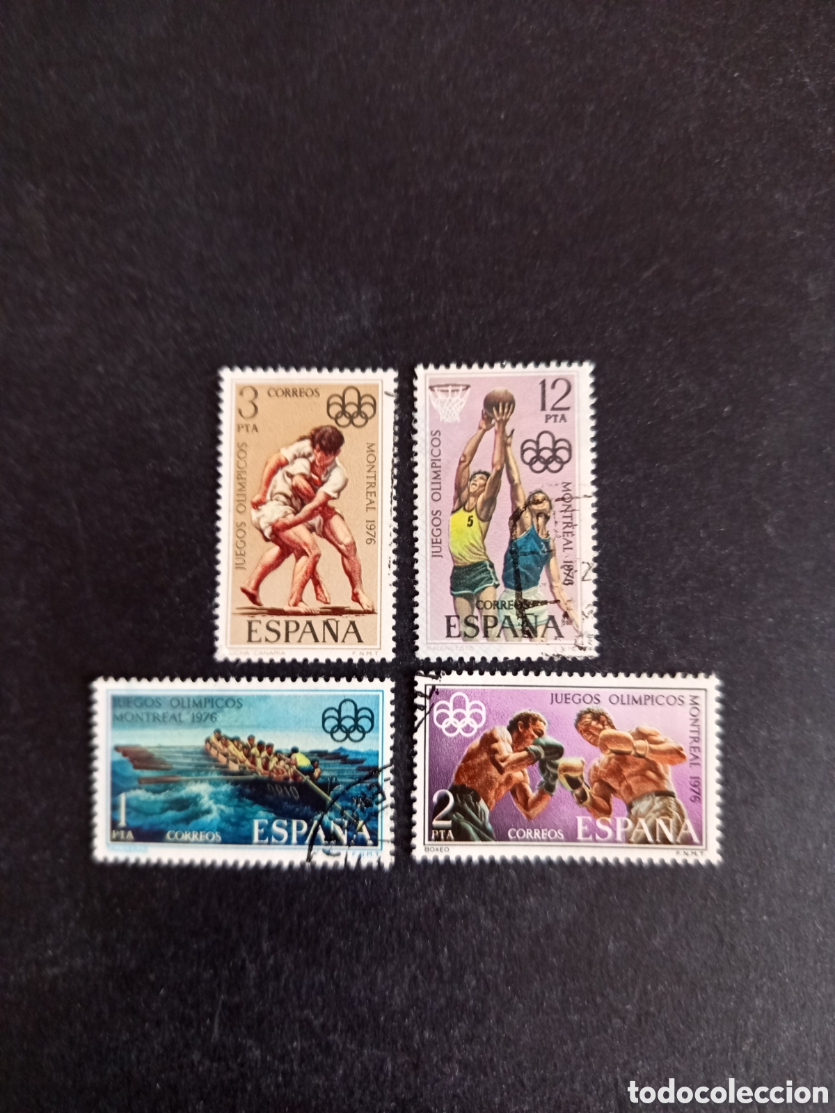 Sellos: Espa&ntilde;a, 1976. Olimpiada Montreal. Edifil 2340/3. Pedido m&iacute;nimo 3 &euro;. Ver fotos.