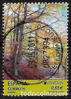 Sellos: 2011 Europa. Bosques. EDIFIL n&ordm; 4645 (o)