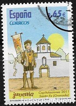 Sellos: 2011 JUVENIA Santa F&eacute;, Granada. EDIFIL n&ordm; 4648 (o)