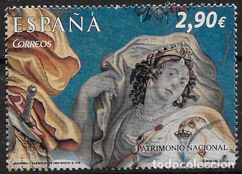 Sellos: 2012 Patrimonio. Tapices. Palacio Real de Madrid, EDIFIL n&ordm; SH 4706 (o)